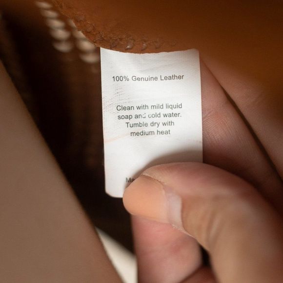 Women’s jakett New York Brown‎ Leather Perforated Moto Jacket sz M - Picture 17 of 17